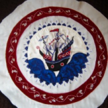 embroidery of a Turkish Ship