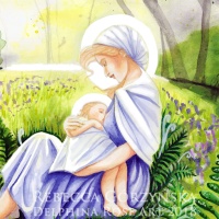 Woodland Madonna - Our Lady of La Leche - New Painting
